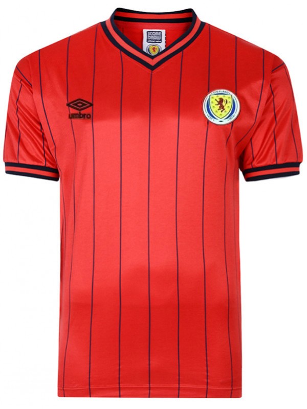 Scotland maglia storica da trasferta divisa da calcio da uomo seconda maglia da calcio per abbigliamento sportivo 1982